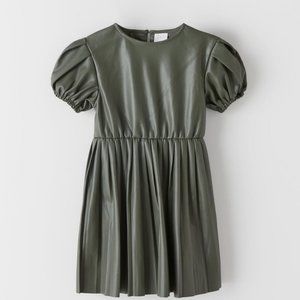 Zara Girls Vegan Leather Dress